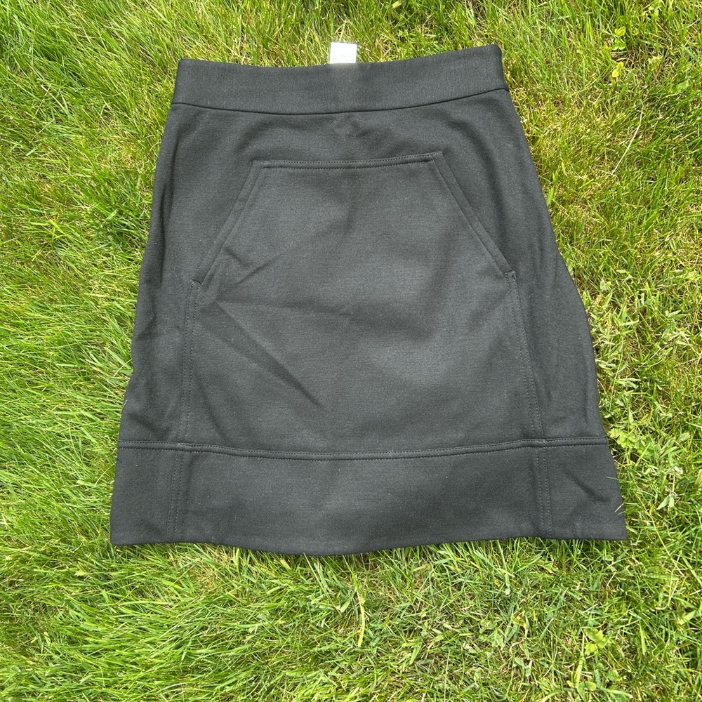 Diane von Furstenberg Black Wool Skirt